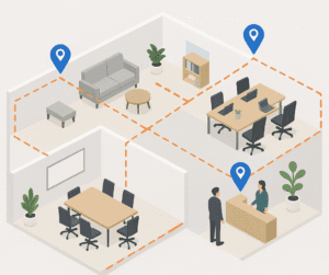 Indoor Spaces Fully Mapped with INOWISE.IO’s Beacon Tracking
